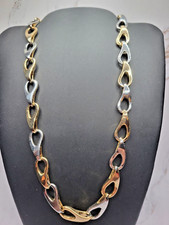 Vintage SIGNED Bioux Terner Goldtone/Silverto...