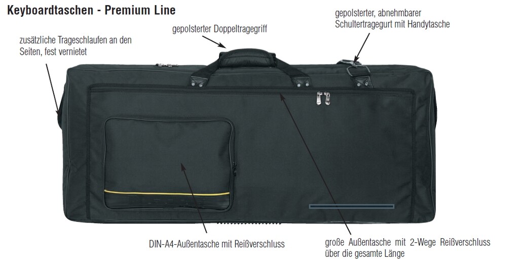 Сумка для клавиатуры Rockbag RB21634B Premium Line 139x37x12 см 17790₽