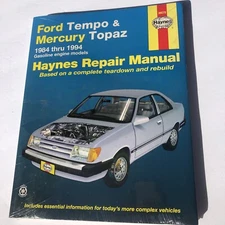 Haynes Repair Manual 36078 Ford Tempo Mercury Topaz 1984 - 1994 READ