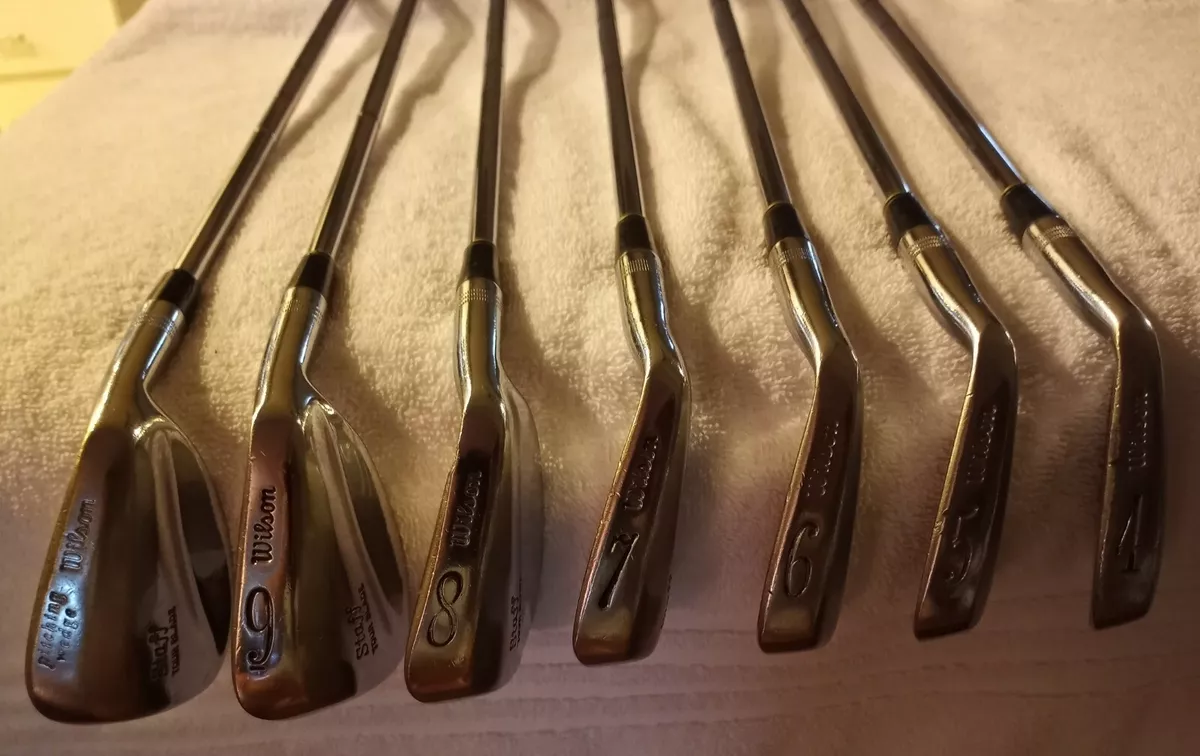 Wilson Vintage Staff Tour Blade Irons 4,5,6,7,8,9,PW,SW Iron Set
