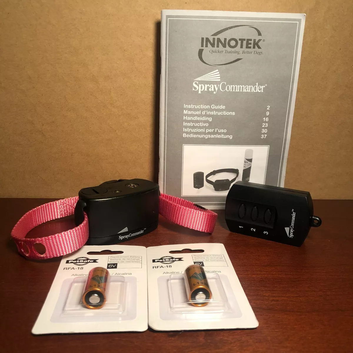 Innotek anti bark spray collar 2025