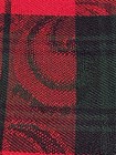 Scarf Triangle Pendleton Wool Jacquard Red Blue Green Plaid 1/2 X 1 1/2 Triangle — photo 2