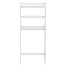 Over The Toilet Storage Rack Cabinet Organizer Shelf Bathroom Space Saver White