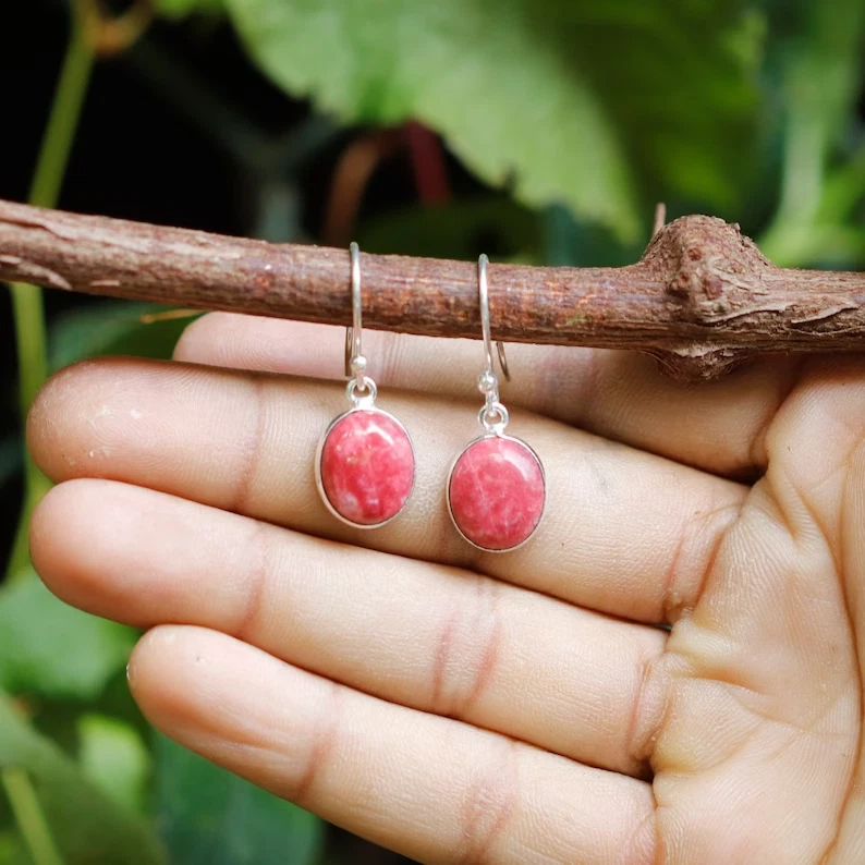Thulite earrings best sale