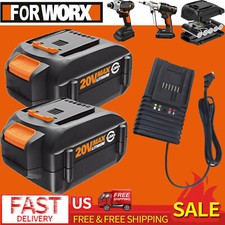 For WORX WA3520 20V 6Ah MAX Extend Lithium Ion Battery Charger WA3525 WA3575
