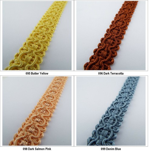 31 COLOUR 15mm Chain Gimp Braid Trim Upholstery Chair Costume BUY 1 2 4m+ 196 - Picture 8 of 36