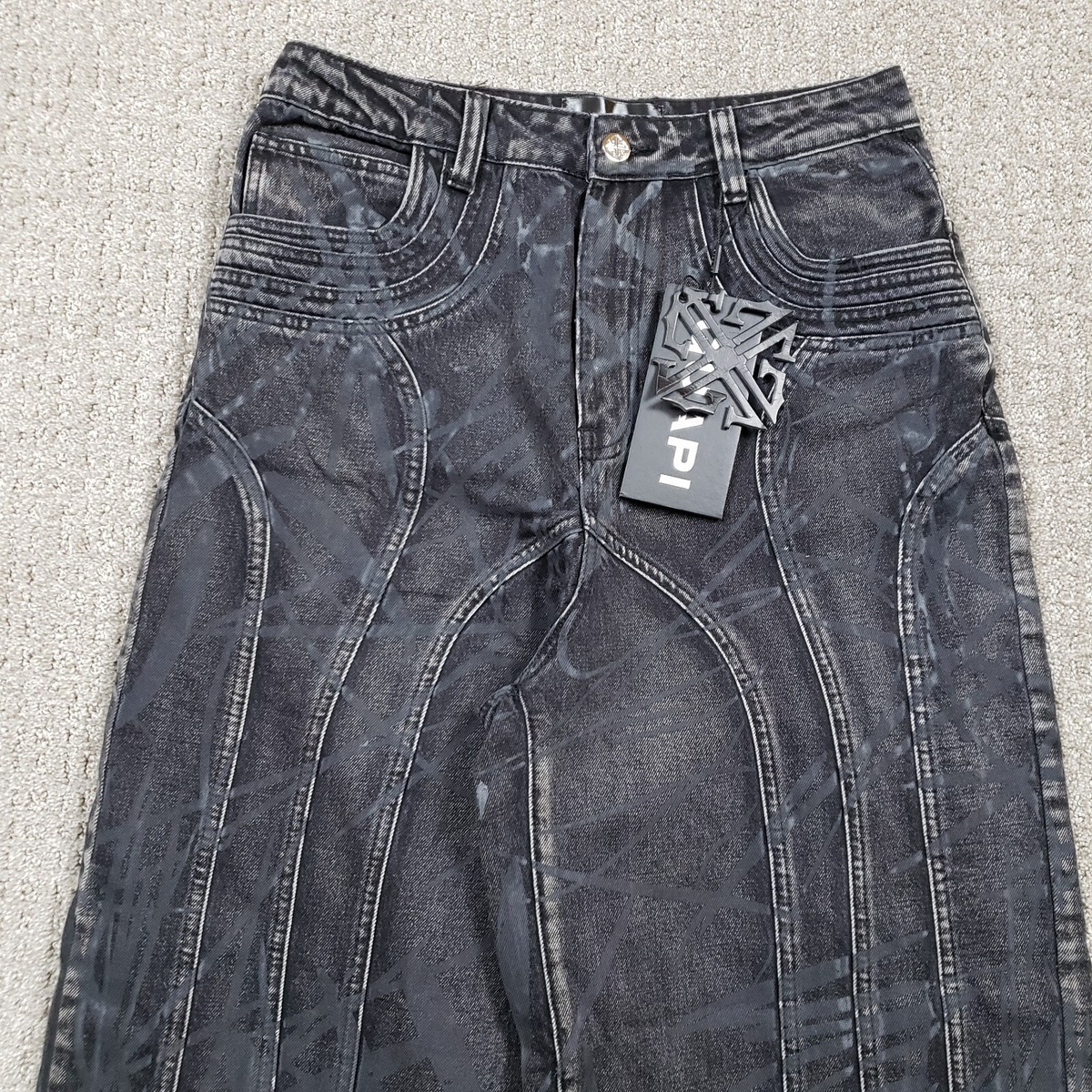 GUAPI IRON GREY CARGO DENIM 42
