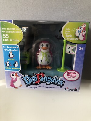 Brandneu Digi Vögel Pinguin Spielzeug mit Iglu Nord (F10) dunkelrosa