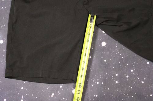 Men's Slazenger Flat Front Black Golf Shorts - Size 32 (10" inseam) - Picture 7 of 9