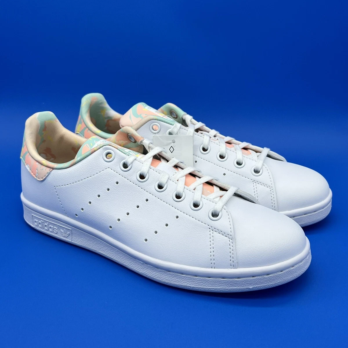 Adidas Stan Smith Low Sneaker – Cloud White / Haze Coral Big Size | eBay