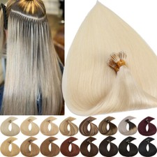 200S Thick Full Head Nano Ring Tip Remy Human Hair Extensions Micro Loop Beads