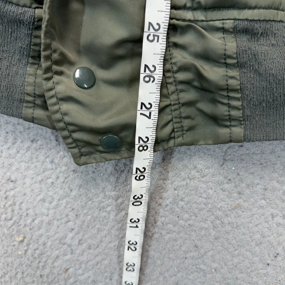 Alpha Industries Flying Mans Heavy Jacket Mens Medium Green Attached Hood N-2B - Image 4 of 4