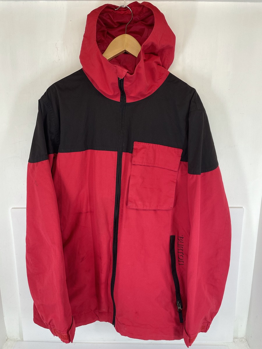 Burton men's Dryride Red Black Snowboard Jacket, size Medium Burton men's Dryride Red Black Snowboard Jacket, size Medium