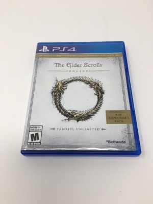 The Elder Scrolls Online Tamriel Unlimited Playstation 4 PS4 Game ...