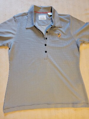 EP Pro Tour Tech Women's M Houndstooth Golf Polo