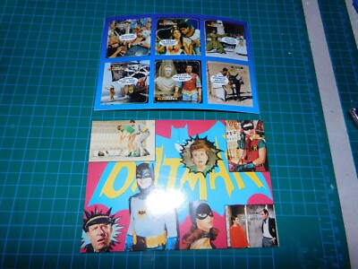 2 Alte Postkarten Asterix Obelix Mission Kleopatra + Batman Robin Collage Sammle