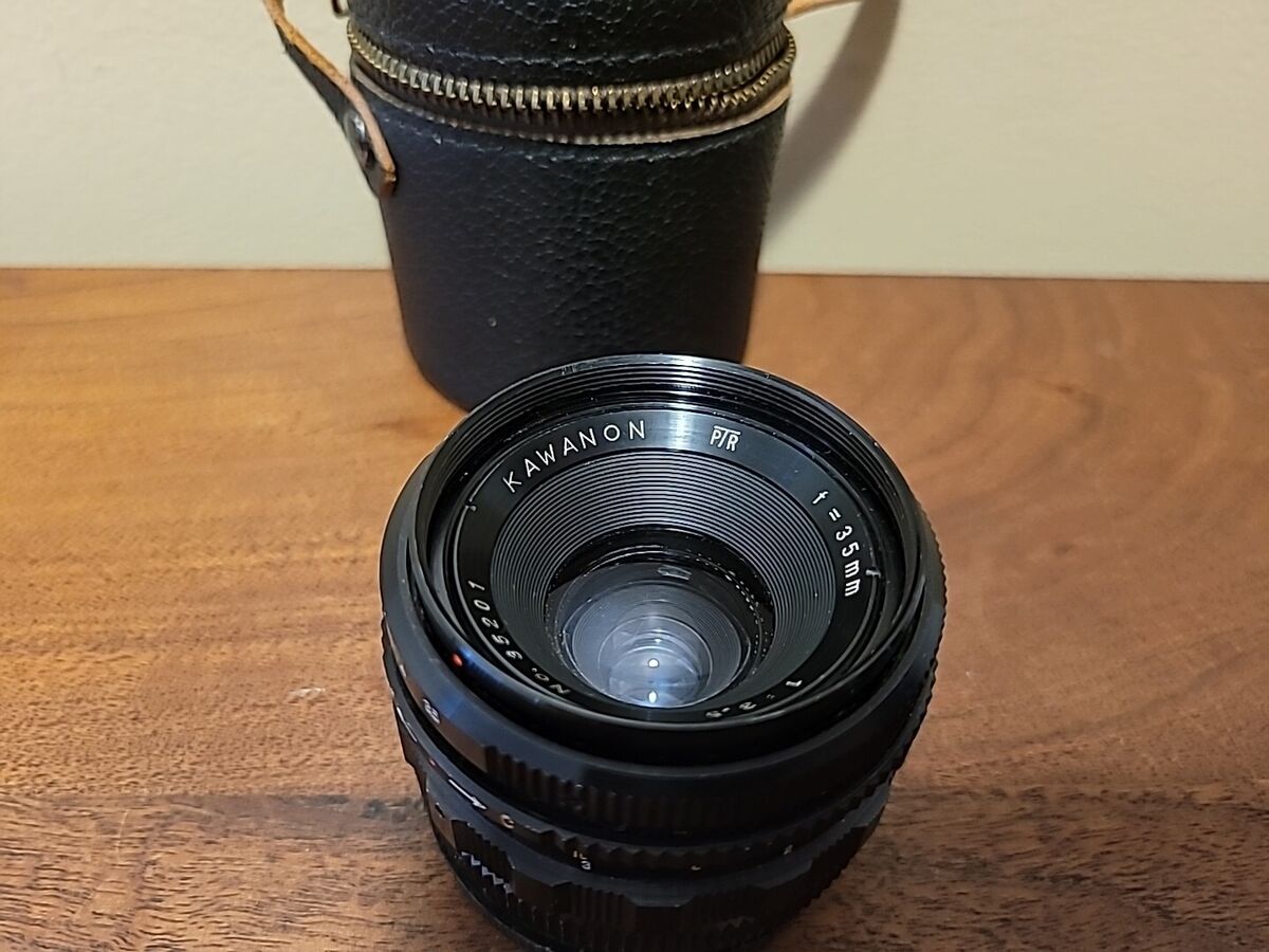 Kawanon PTR 35mm f/3.5 - No. 35201 Lens T2/M42 Mount With Kawanon PTR 35mm f/3.5 - No. 35201 Lens T2/M42 Mount With