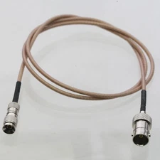28" Cable DIN 1.0/2.3 Plug convert into BNC Jack Time code Sync genlock DSLR