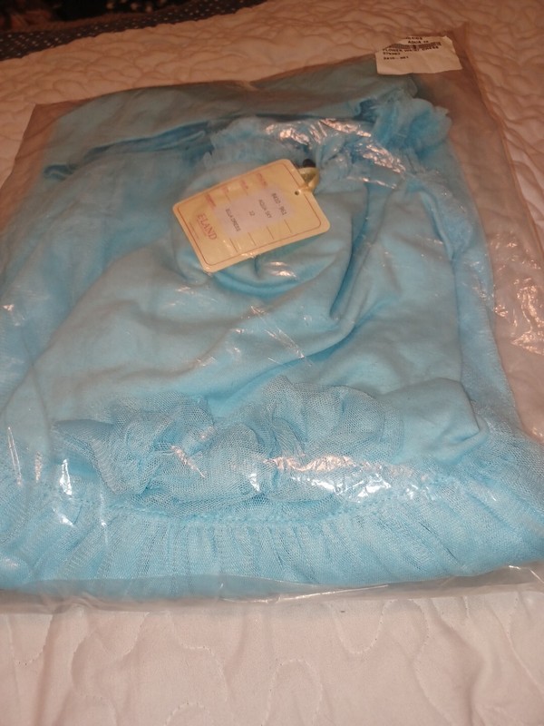 E Land Aqua Sky Girls 12 Flower Waist Dress