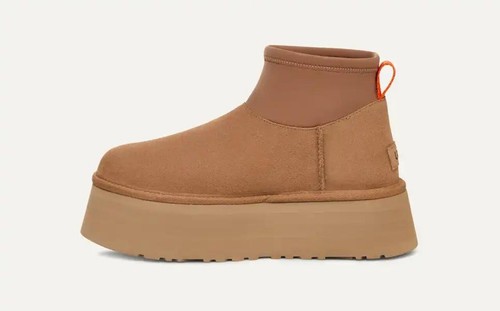 Bota UGG Classic Mini Dipper Castaño, Nueva con todo el Embalaje Original - Imagen 2 de 5