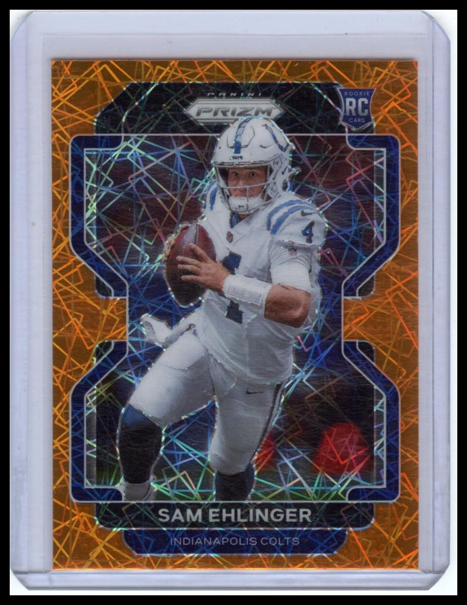 2021 Panini Prizm #395 Sam Ehlinger Lazer