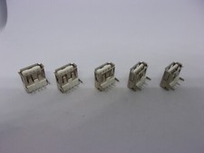 5 Pcs Pack Lot Standard USB 2.0 90 Degrees 4 Pins Type A Female Jack Socket Port