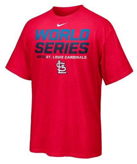 Nike Dri Fit St Louis Cardinal World Series Team Training shirt MLB