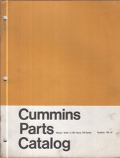 CUMMINS NHK 5.1/8" BORE 743 cu.in DIESEL ENGINE ORIGINAL FACTORY PARTS CATALOGUE