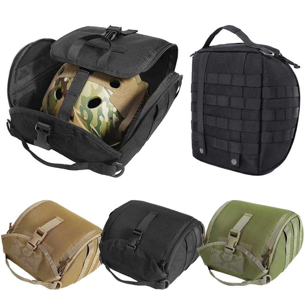 Tactical Helmet Bag Multi-Purpose Molle Storage Bag Pack Military 