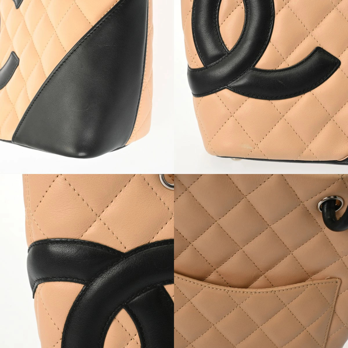Chanel Cambon Tote Bag Small Black A25166 Calfskin 2WAY r0_0308 | eBay