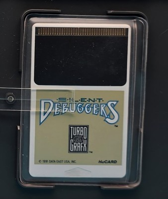 Silent Debuggers (TurboGrafx-16) CIC, Tested & Working | eBay