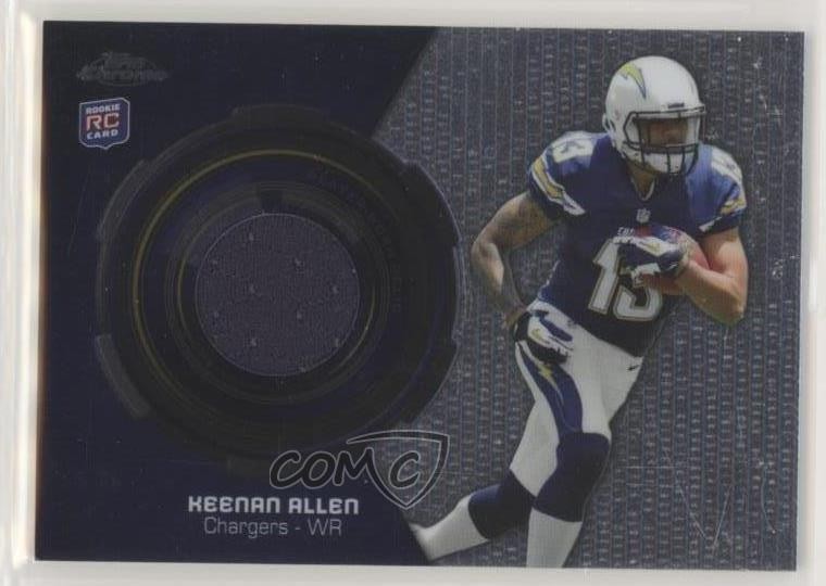 2013 Topps Chrome Rookie Relics Keenan Allen #RR-KA 4xw