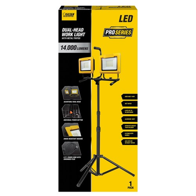 #ad Feit Electric 140W LED Work Light Dual Head 14000 Lumens $137.99