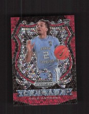 2020 Panini Prizm Draft Picks Collegiate #89 Cole Anthony Fast Break Red #/125