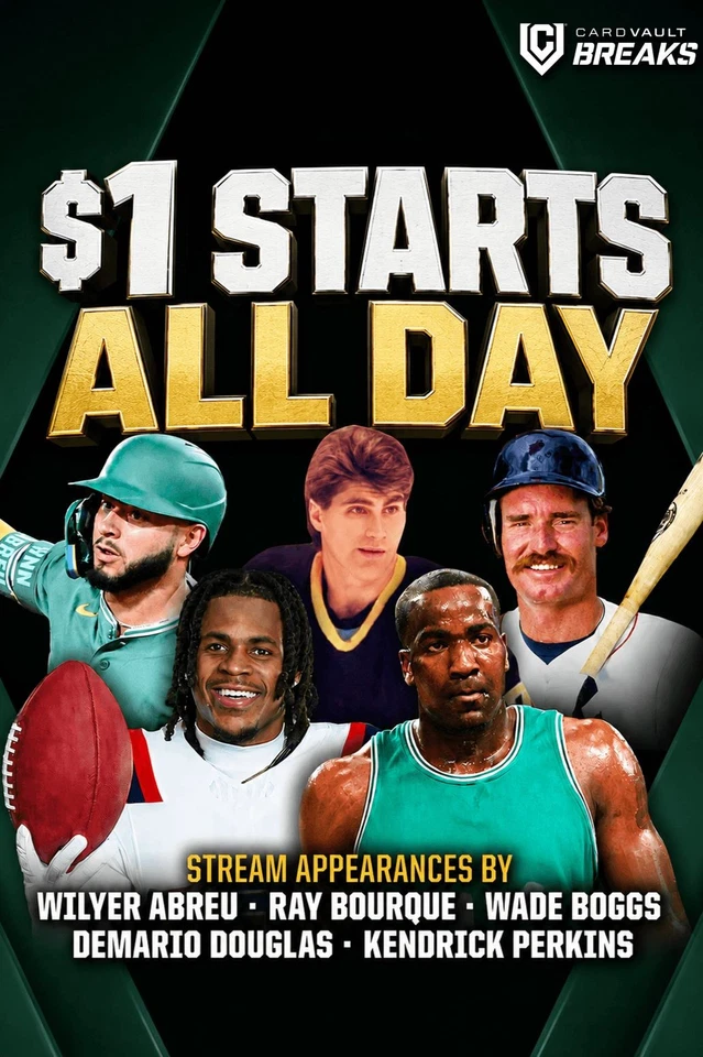 PRO ATHLETES TAKE OVER CARDVAULT BREAKS ALL DAY ON EBAY LIVE