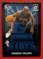 Chauncey Billups 2024-25 Donruss Optic Winner Stays Purple Prizm #18 Detroit Pis