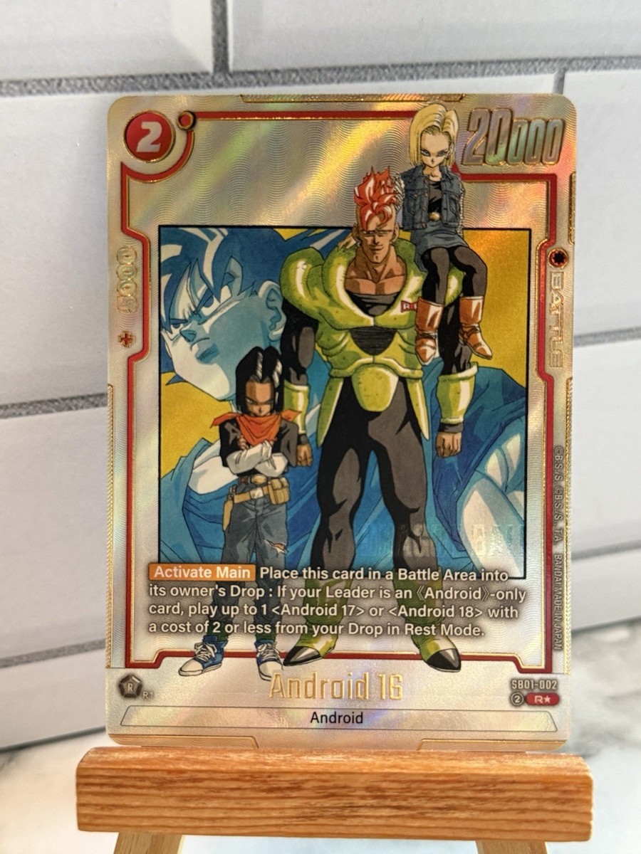 Android 16 SB01-002 Alt Art Dragon Ball Super Manga Booster 01 | eBay