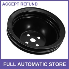 2 Swp Double-groove Short Water Pump Pulley For Chevy