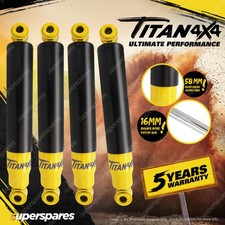 Front+Rear Titan 4" Lift Shock Absorbers for Nissan Patrol GU GQ Rear Coil