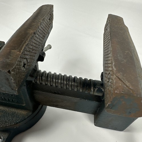 Vintage Sears drehbarer Schraubstock und Amboss 506 51770 3 1/2" Backen Made in USA - Bild 4 von 8