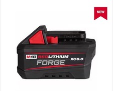 New  2 Pack  Milwaukee M18 6 Amp FORGE  M18 12 Amp FORGE Battery Special 