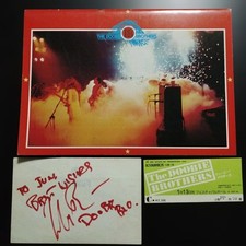 Doobie Brothers Japan 1976 Tour Pamphlet Ticket Jeff Baxter Autograph From Japa