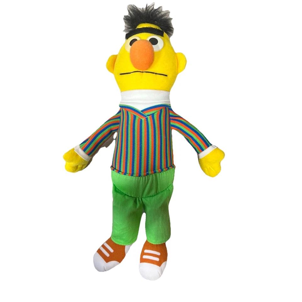 Ernie & Bert Sesame Street muñeca juguetes 2002 Gund suavemente usado 1 propio hogar libre de humo Foto 3 de 4