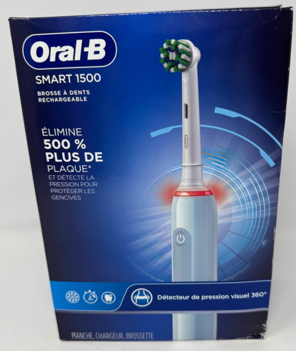 Oral-B Smart 1500 Electric Power Rechargeable Battery Toothb