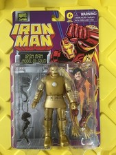 Hasbro Marvel Legends Iron Man Retro Model 01 Gold 6 inch Figure Free Shipping