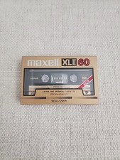 NEW Sealed Maxell XLII 60 Audio Cassette Tape IEC Type II CrO2 High Bias