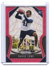 2019 David Long Prizm Red Wave Prizm RC 132/149 #386 (H1690) $6 MAX SHIP