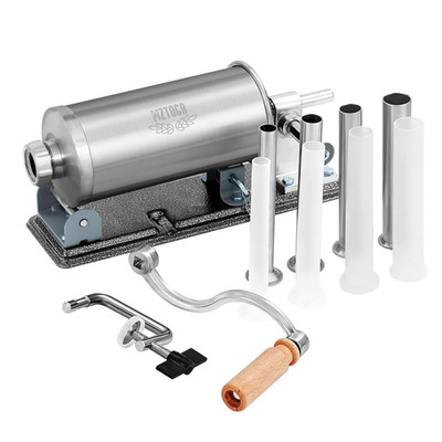 Wurstfüller horizontal Edelstahl Wurstfüllmaschine mit Saugfuß Profi Wurst Küche
