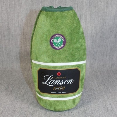 LANSON WIMBLEDON Champagne Bottle Cover Black Label Brut Tennis France 2010s