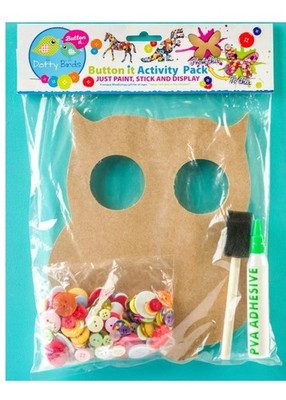 Eule Basteln Activity Paket für Kinder Weihnachten Ostern Geschenke mittelgroß 